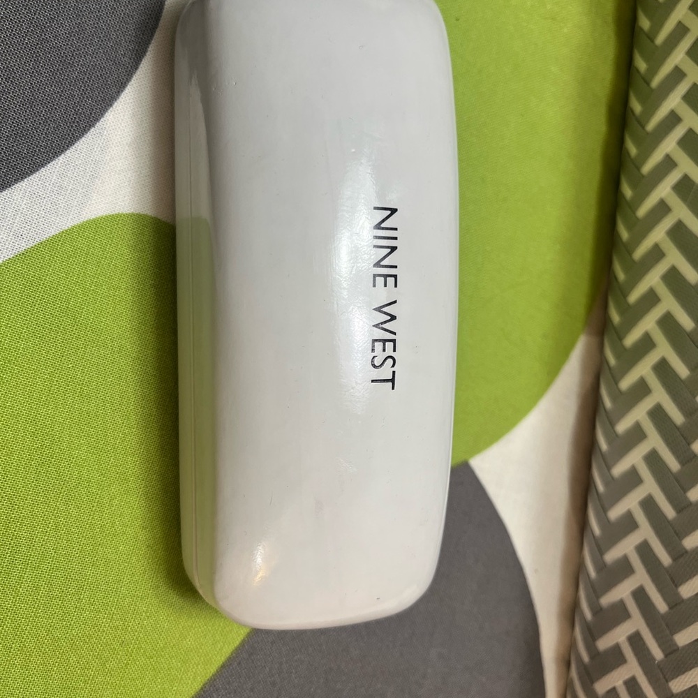 Nine West White Eyeglass Case